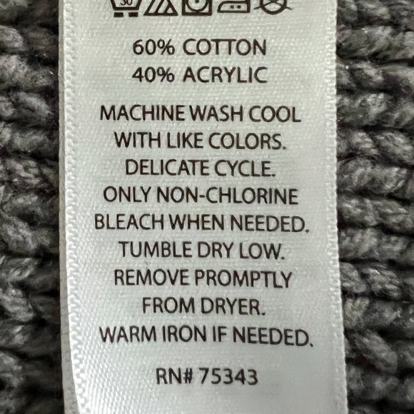 Max Studio Kid’s Chunky Knit Cardigan Sweater Sz. L Girls - Picture 12 of 13